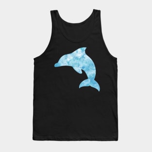 Watercolor Dolphin Tank Top